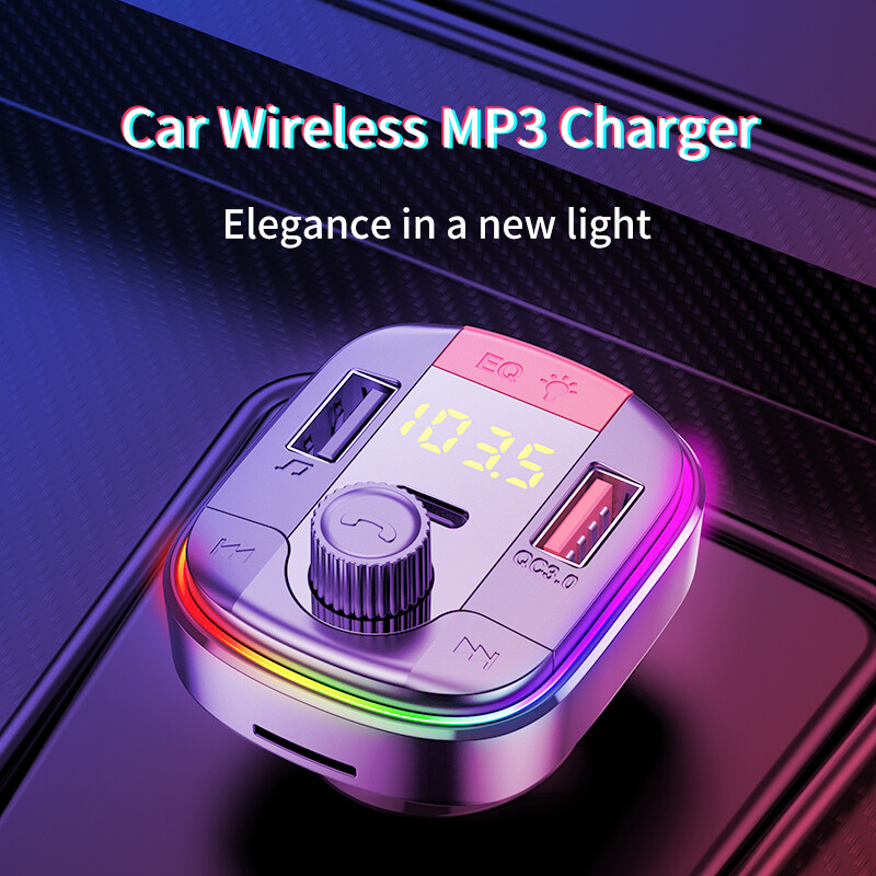 Fm Transmitter Bluetooth 5.0 Hands-free Call Charger