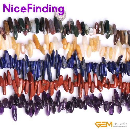 18-20mm Stick Freeform Natural Stone Beads For Jewelry Making Spike Gemstone 15
