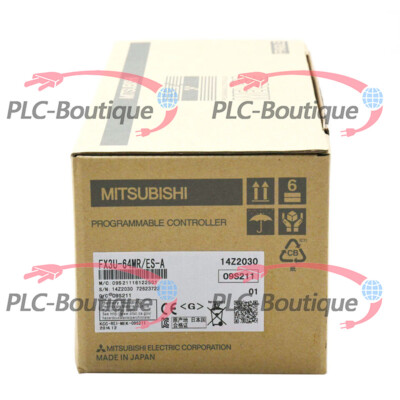 New In Box MITSUBISHI FX3U-64MR/ES-A FX3U64MRESA Programable Controller 1PC
