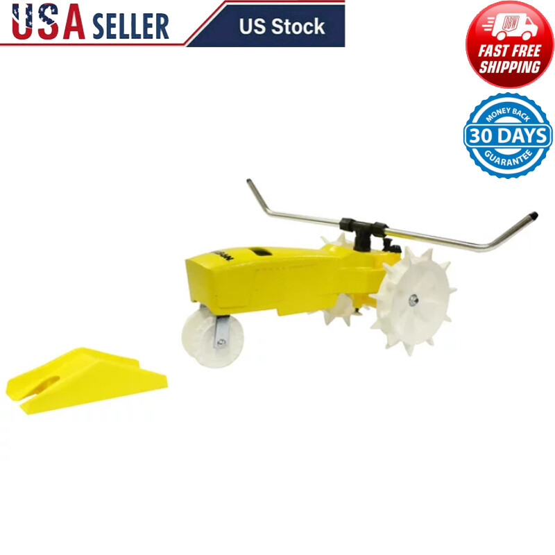 Sprinkler Tractor Orbit Traveling W/ Wheels Rolling Water La