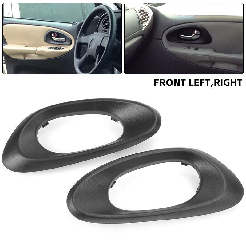 Inside Interior Door Handle Bezel Front+Rear Set for 02-09 Chevrolet Trailblazer