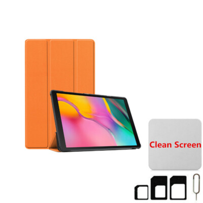 For Samsung Galaxy Tab A7 Lite T220 / Tab A8 10.5 2021 Tablet Leather Case Cover