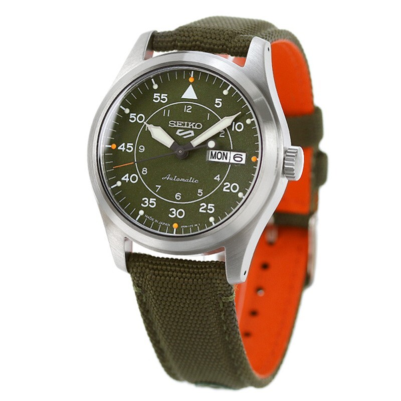 Pre-owned Seiko 5 Sport Sbsa141 Field Street Style Automatic Mechanical Men Watch Japan