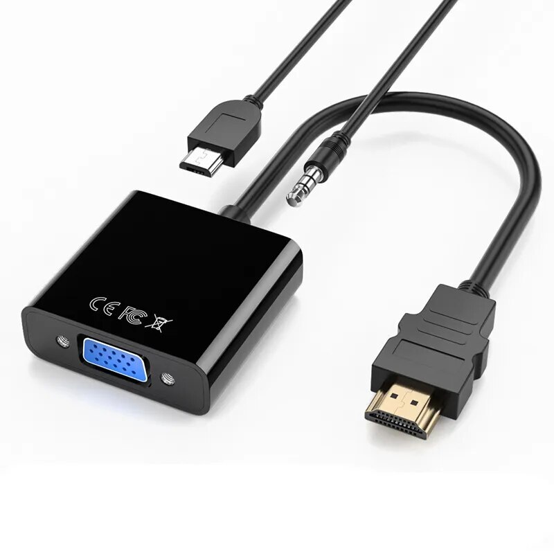 Transformador VGA a HDMI HD 1080P | portátil, PC, TV, Xbox, PlayStation
