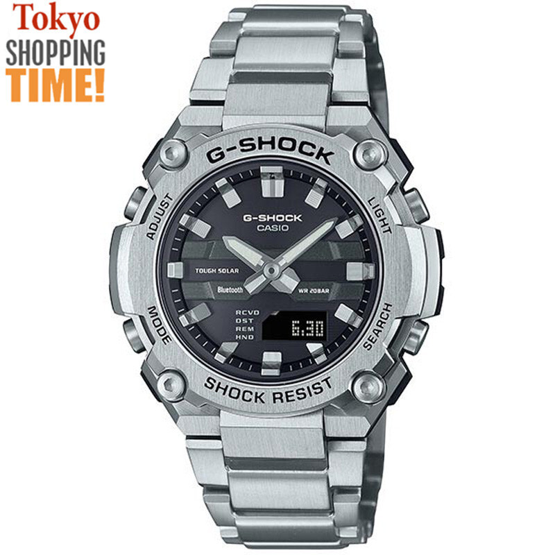 Pre-owned Casio G-shock G-steel Gst-b600d-1ajf Solar Bluetooth Analog Digital Men Watch