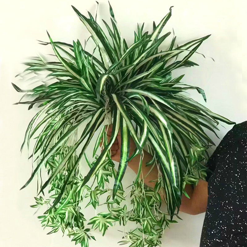 Faux Artificial Spider Plant Chlorophytum Comosum Greenery Garden Home