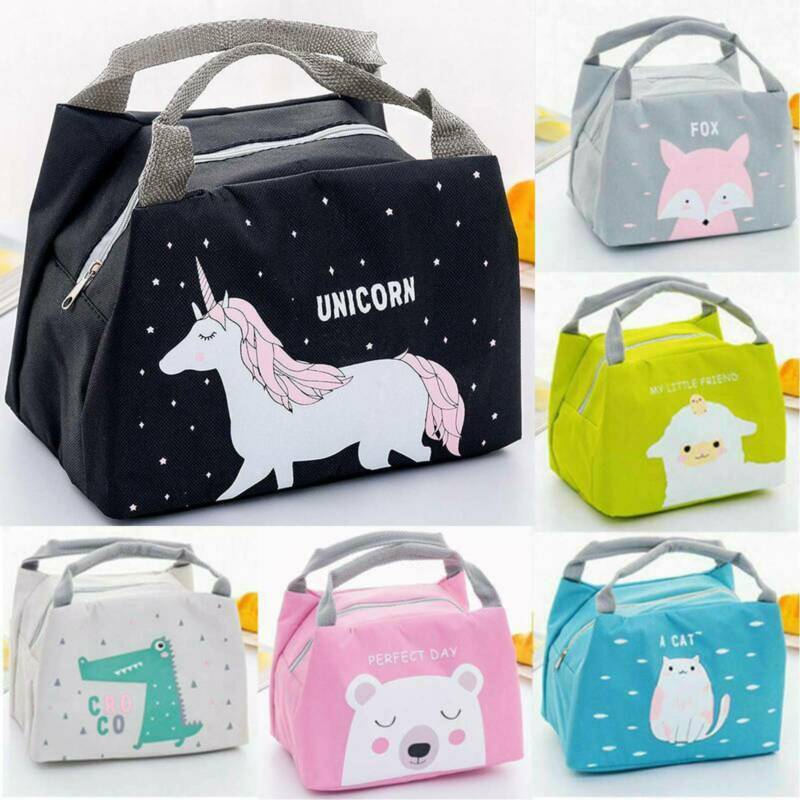 Lunch Insulated Waterproof Adult Kids Reusable School Picnic Food Storage Bags