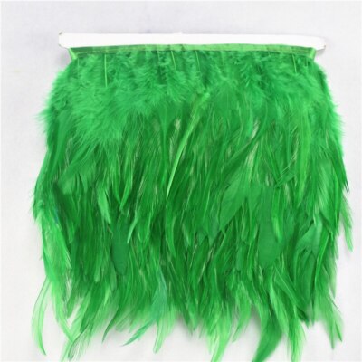 1Meters Feathers on Tape Trim Fringe Feather for Clothes Ribbon Sewing Trimmings
