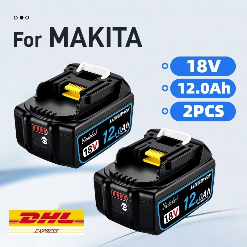 new 18V 8.0Ah/10.0Ah/12.0Ah Rechargeable battery for DDF487 DGA404 DTD173 DTW700