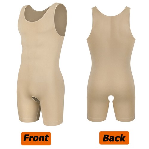 Men Full Body Shaper Belly Compression Shapewear Bodysuit Tummy Control Girdle