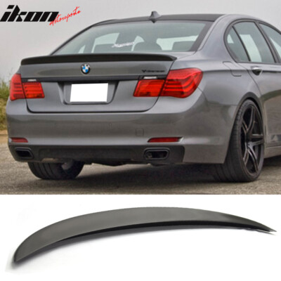 Fits 09-15 BMW F01 7-Series AC Style Rear Trunk Spoiler Wing Lip ABS Unpainted