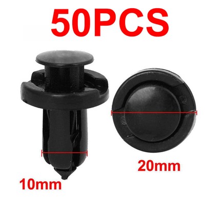 50 Pcs Bumper Hood Fender Splash Guard Retainer Clips Fasteners FIT Honda Acura