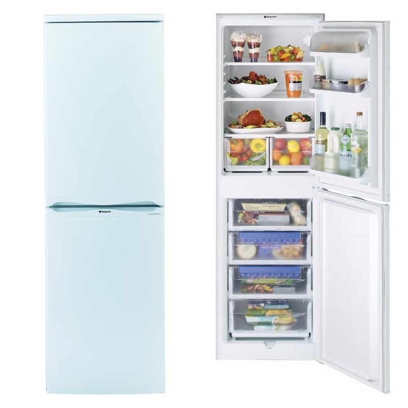 Hotpoint Iced Diamond RFA52 White Fridge Freezer good condition in
