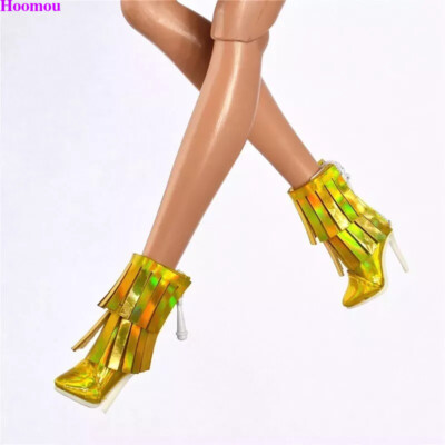 Gold Tassel Shoes Boot for FR FR2 FR6.0 Nu.face3.0 Meteor kissmela Obitsu doll