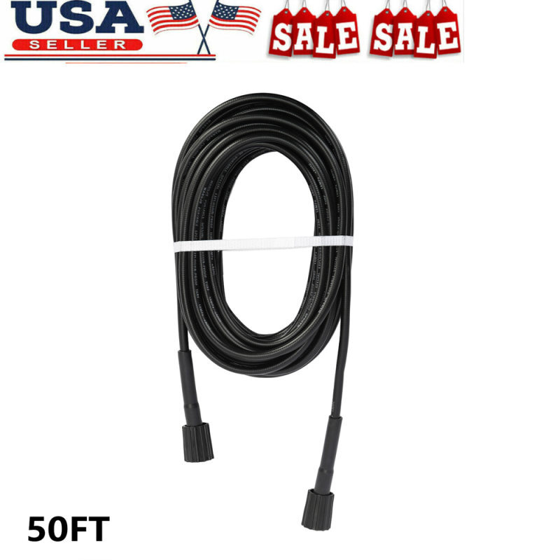 High Pressure Washer Hose 50ft 3200PSI M22 14MM Power Washer
