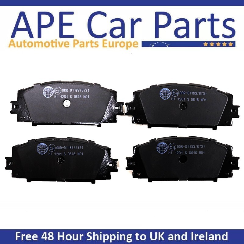 Front Brakeworld Brake Pads for Toyota Prius 2009-2019 + Lexus CT200h 2010-2018