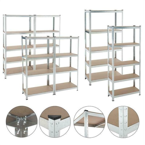 5 Etagen Regal Storage Racks Schwerlast Stahl Lager Regale Garage