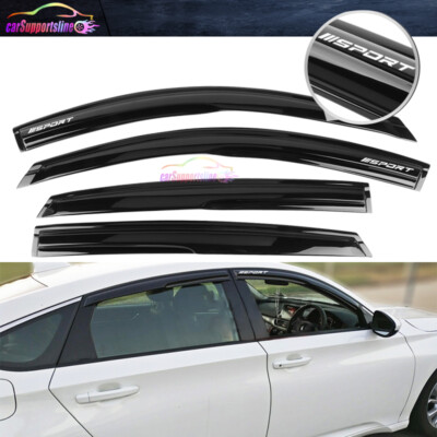 Fit for 18-24 Honda Accord Window Visor Mugen Style Vent Guard Shade w/ SPORT