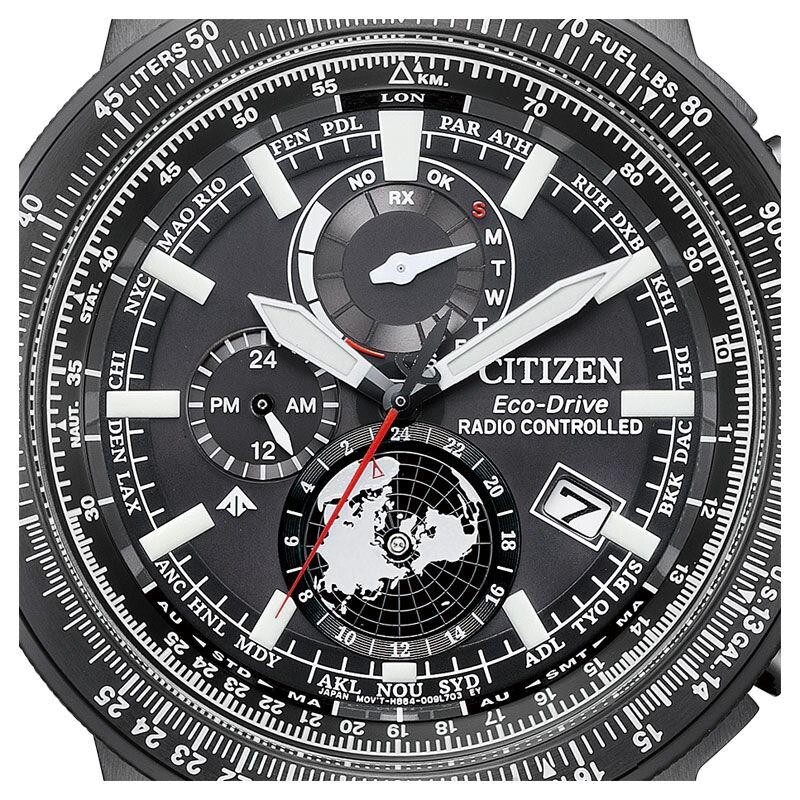 Pre-owned Citizen Promaster Sky Eco Drive Direct Flight Watch Men's By3005-56g