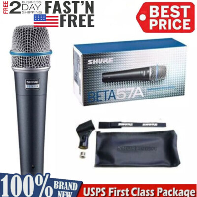 Beta 57A Supercardioid Dynamic Vocal Microphone Instrument - Brand NEW