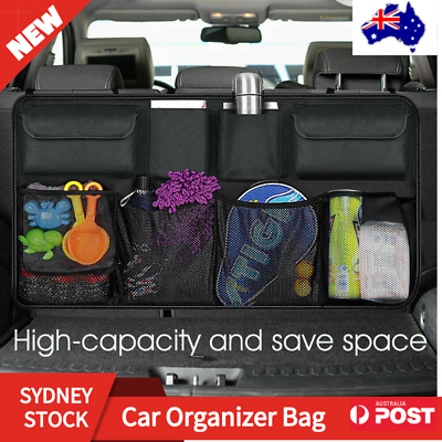 Car Seat Back Organiser Hanging Pouch Bag SUV Hatchback Trunk Boot