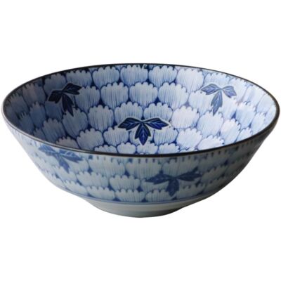 Noodle Bowl Awasome Hana Manyou 3pcs Porcelain Gifu JAPAN Jinpoh BRAND