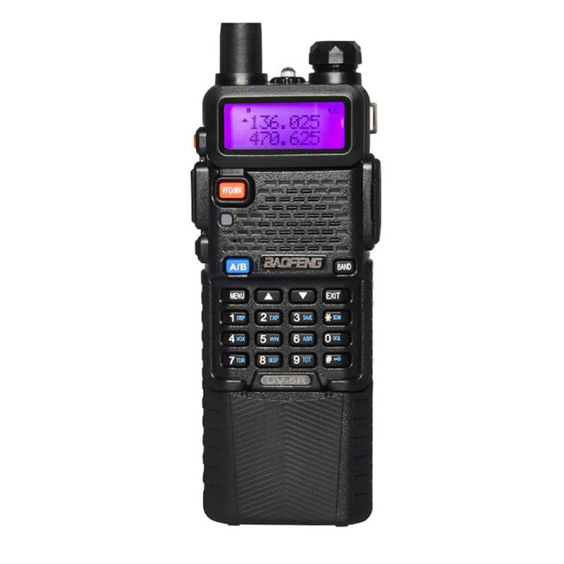 UV-5R Walkie Talkie VH/UHF Dual Band Two Way Radio Transceiver 3800Mah Battery