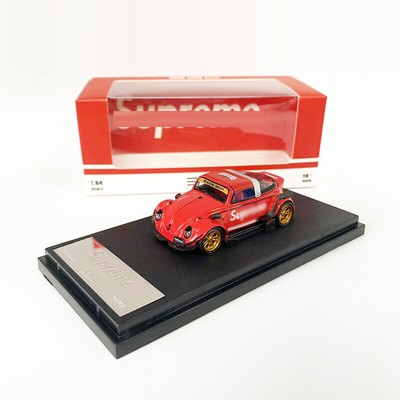 BSC 1:64 Metal Model Car Beetle Simulation Vehicle Collection Gifts Red Coating
