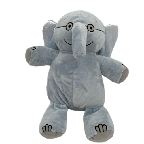 Kohl's Cares 2007 Blue Elephant Gerald Plush Mo Willems Stuffed Animal 14 Inch