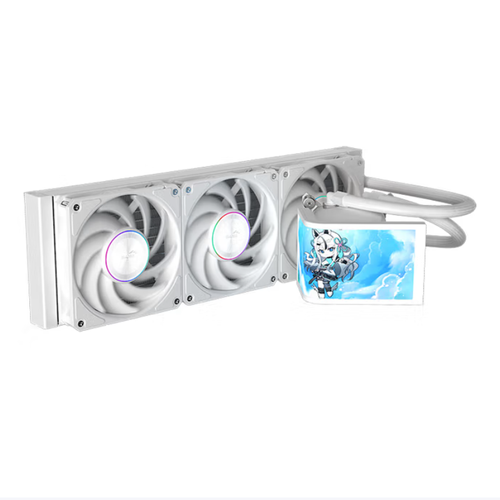 こむ SAMA ZW360 Ultra Fantasy White 360° rotatable 2K 6.8-inch Liquid