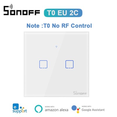 SONOFF T0 EU/US WiFi Smart Switch Smart Home interruptor Wall Light Touch Switch