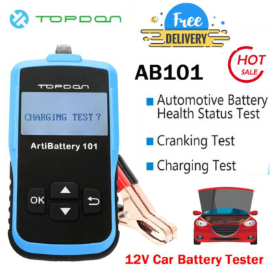 12V Car Battery Load Tester Alternator Analyzer Diagnostic Tool Auto Scanner US