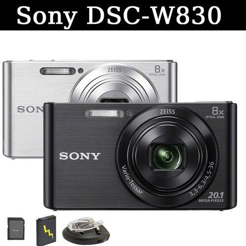 4903 Sony Cyber-shot W830 ブラック デジカメ Sony Cyber-shot DSC-W830 20.1MP 8X Optical Zoom Digital