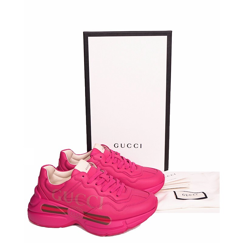 GUCCI ポインテッドシューズ　淡いピンク　35.5 Women's Horsebit pump in bright pink patent leather | GUCCI® US