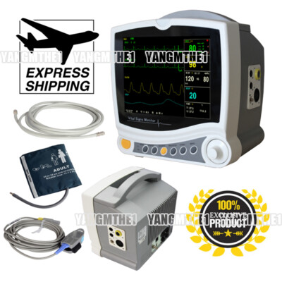CMS6800 Portable Multi-Parameter 8 Inch Vital Sign Patient Monitor,ECG,SpO2,NIBP