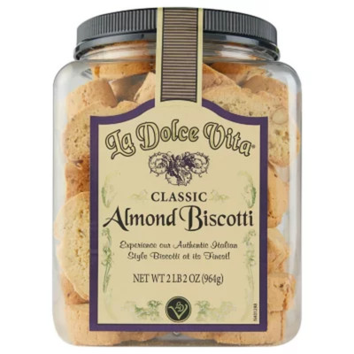 La Dolce Vita Classic Almond Biscotti 34 Oz - LIMITED TIME ONLY