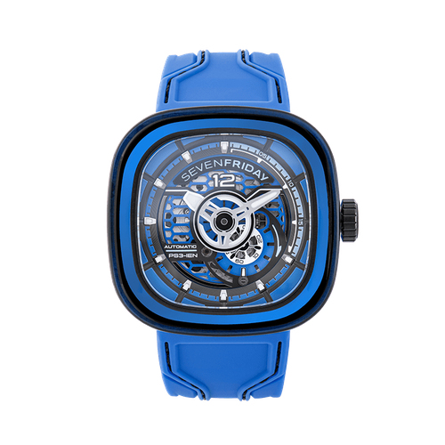 Мужские часы с автоподзаводом Sevenfriday PS Series CCB 47 мм PS3-04-CCB