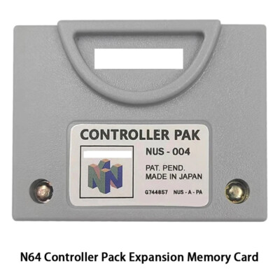 NUS-004 N64 Controller Pak for Nintendo 64 Memory Card 256 KB - FREE Shipping