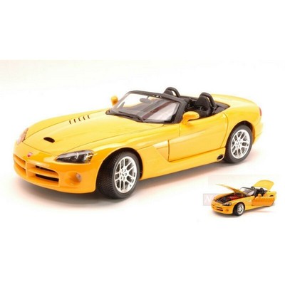 BURAGO BU12043 DODGE VIPER SRT-10 2003 YELLOW 1:18 MODELLINO DIE CAST MODEL comp