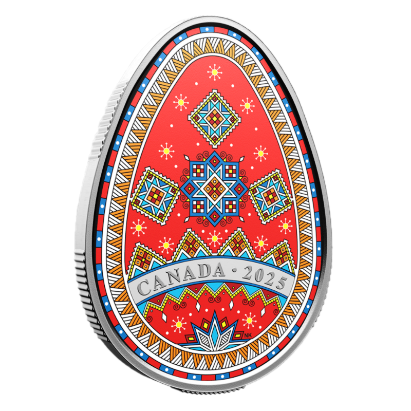 🇨🇦 Canada Pysanka Pure Silver Coin $20 Dollars, Tradition
