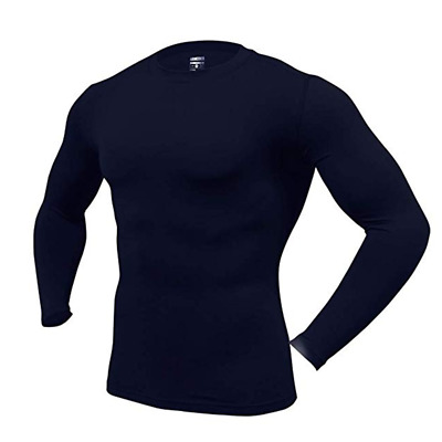 ARMEDES Mens Skin Tight Compression Baselayer Activewear Long Sleeve Shirt AR52