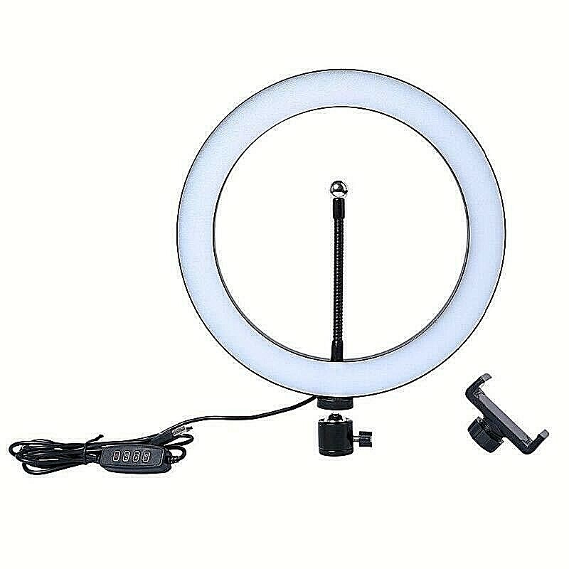 Led Ring Light con treppiedi Lampada anulare per Selfie Streaming dal Vivo Cir 1