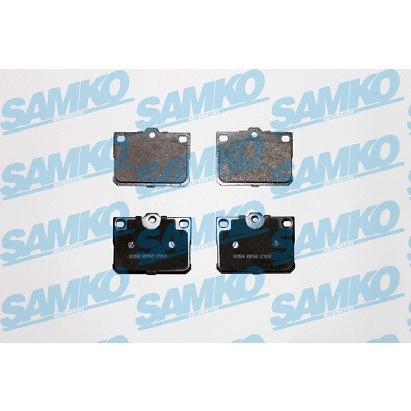 Bremsbelagsatz, Scheibenbremse Samko