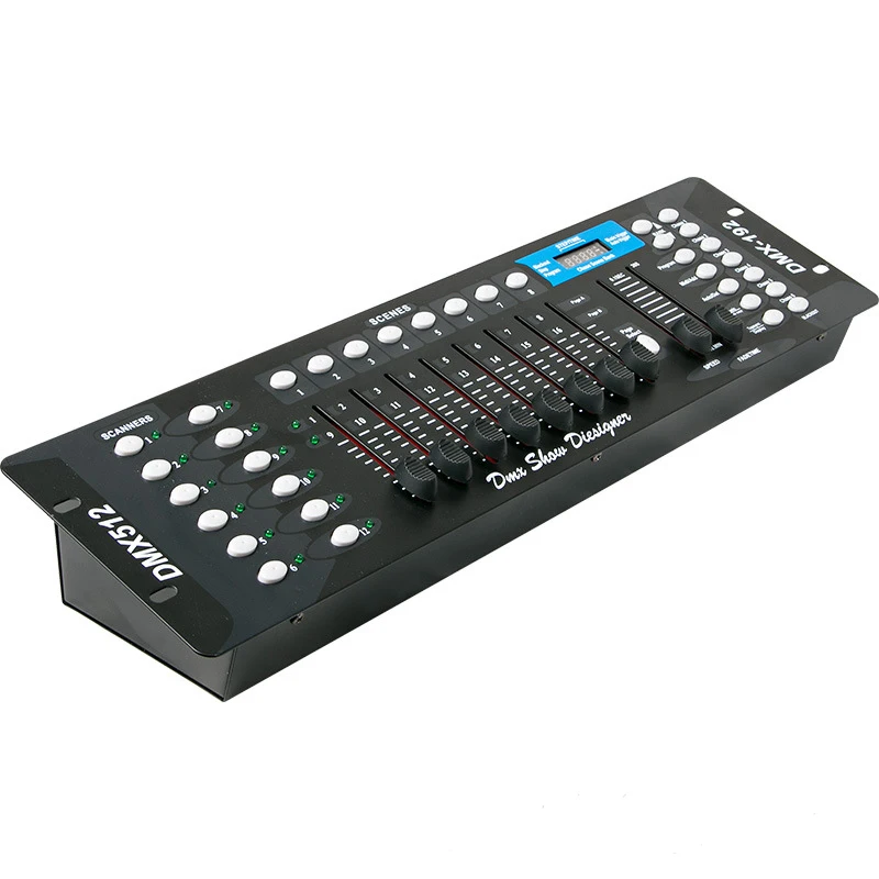 Console DMX 192 Centralina Mixer Luci DJ Regia Effetti Illuminazione Scenica