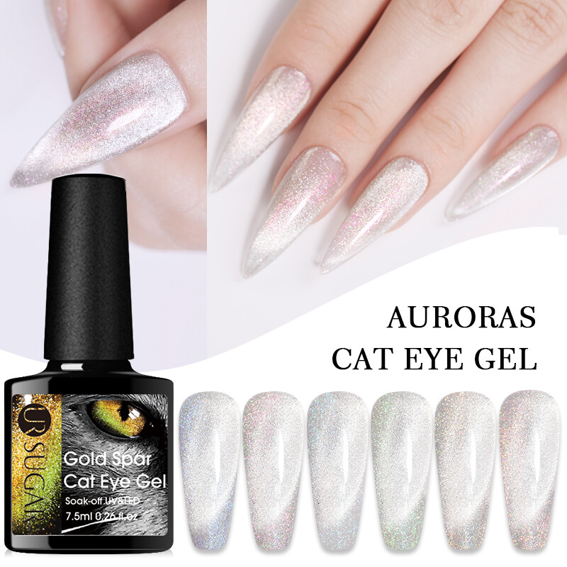 UR SUGAR Auroras magnetische UV Gel Nagellack Schneelicht soak Off Nagellack