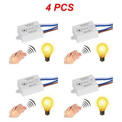 1~8PCS Smart Sound Voice Sensor Module Auto ON/OFF Light Switch Module Smart Hom
