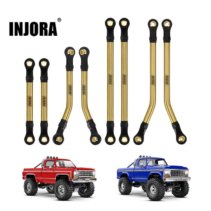 INJORA Brass High Clearance Links Set for 1/18 Traxxas TRX4M