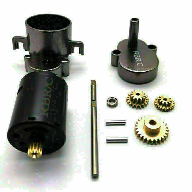 WPL D12 Upgraded Full Metal Gear Box with Motor For 1/10 RC Car DIY Repair Parts