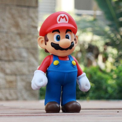 Super Mario Bros Toy 9'' 23cm Big Size Red Model Action Figures Kid Birthday Gift