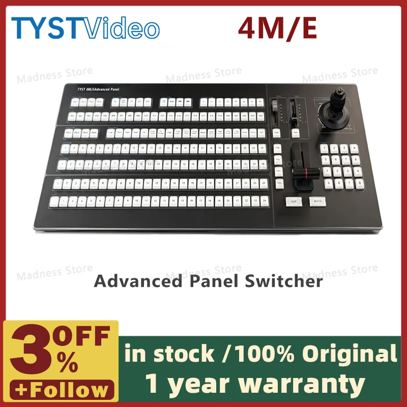 TYST 4M/E Advanced VMIX Control Panel Switch Panel Keyboard / Real Time Live Slo